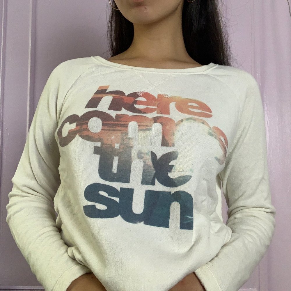 Here Comes The Sun Graphic Crewneck Sweater